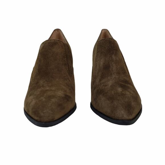 Splendid Hertha Block Heel Suede Booties Sable Brown Women's Size 8 NEW - Picture 5 of 13